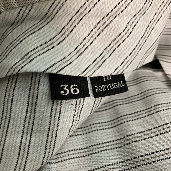 ERMENEGILDO ZEGNA Size 32 Grey Wool Flat Front Dress Pants - Picture 6 of 6